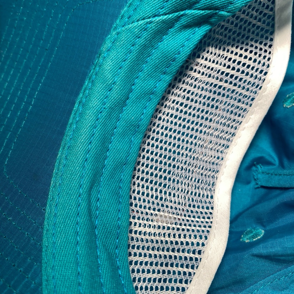Seager Blue Mesh SnapBack Men's Hat - Picture 7 of 9